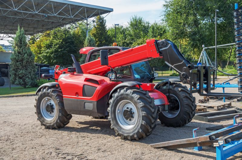 They can lift heavy loads in outdoor environments.